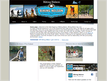 Tablet Screenshot of bikingnelson.co.nz